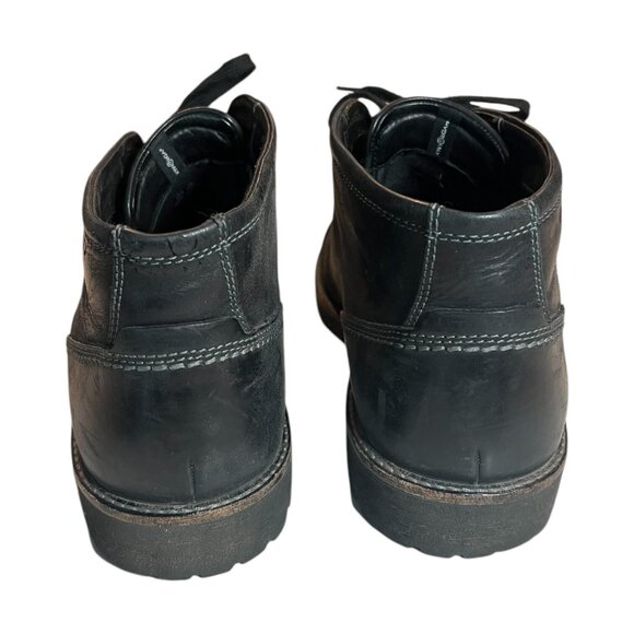 Ecco Hydromax Casual Leather Shoes Black Leather Mens Size EU 47 US 12.5/13 - Picture 2 of 5